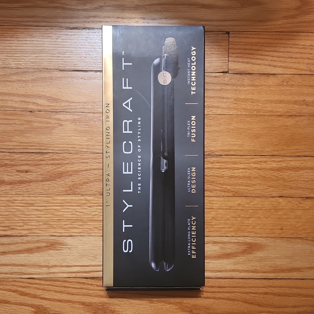 StyleCraft Touch-Temp Digital Styling Iron - SCTT1 Black